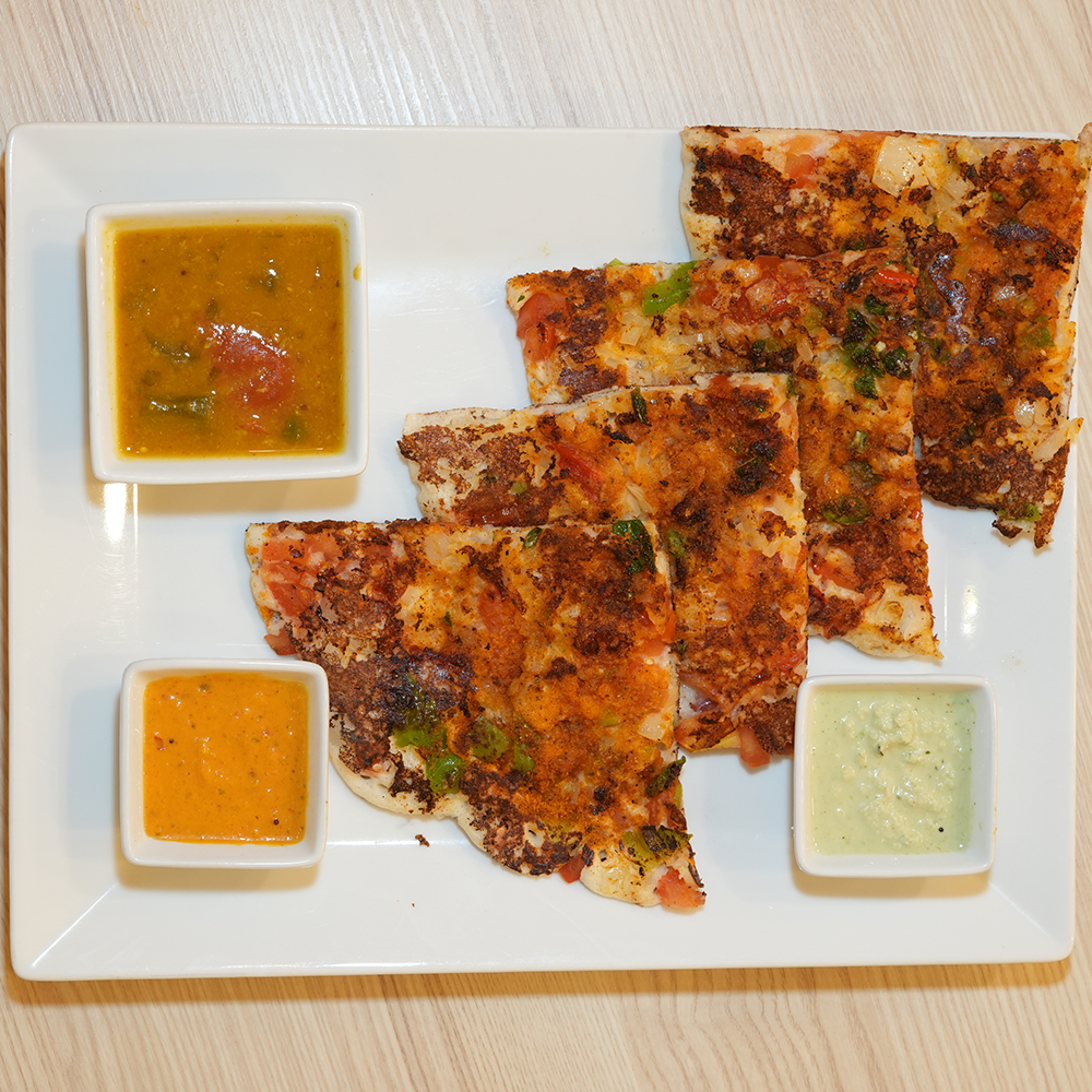 406 | Tomato Onion Chilli Uthappam