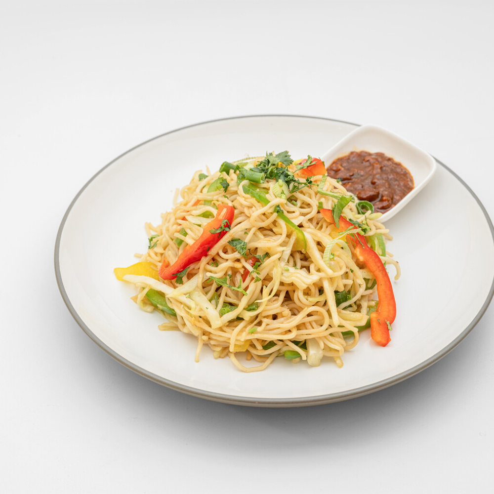 610 | Veg Hakka Noodles [G.F,K]